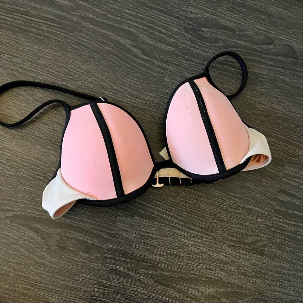 Pink swim top